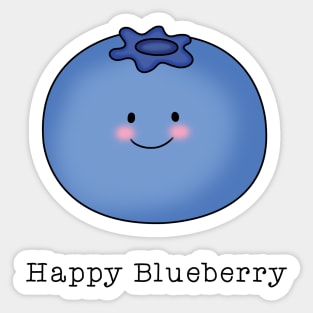 Happy Blueberry Sticker